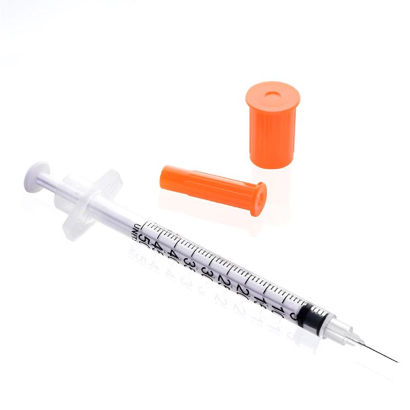 medical grade pp ultra-fine needle stainless steel insulin syringe