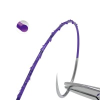 medical consumables absorbable sterile barbed surgical suture with loop