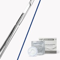 medical consumables absorbable sterile barbed surgical suture with loop