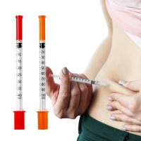 medical grade pp ultra-fine needle stainless steel insulin syringe