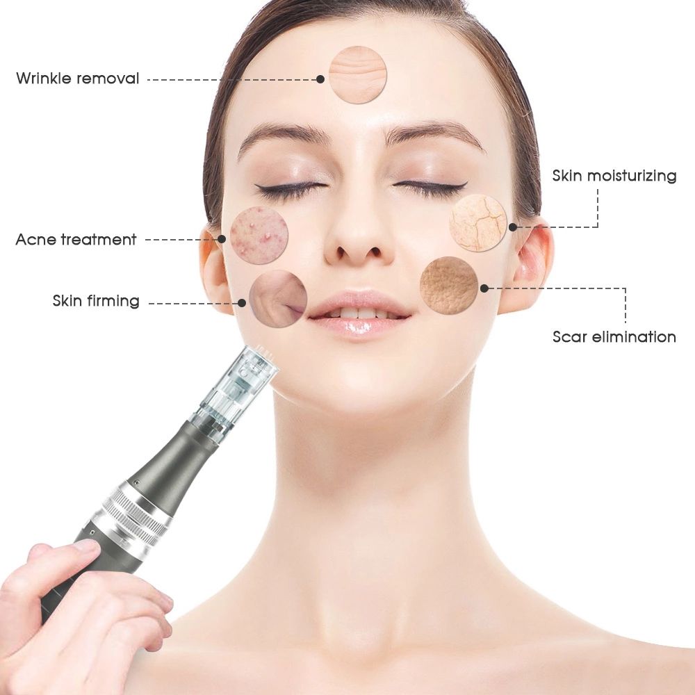 portable home using electrical microneedle M8-C M8-W derma pen