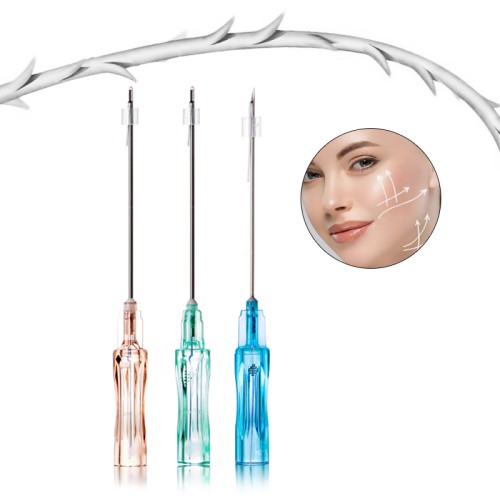 medical absorbable barbed cog 4d plla thread for lifting face