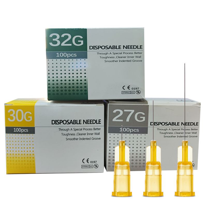 Factory price medical sterile 30g meso therapy fine hypodermic needle