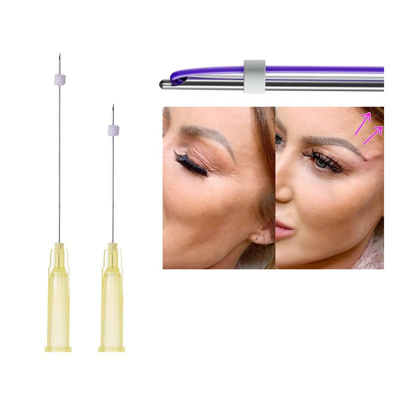wholesale eye lift mono blunt needle W 30G 25mm 38mm pdo thread
