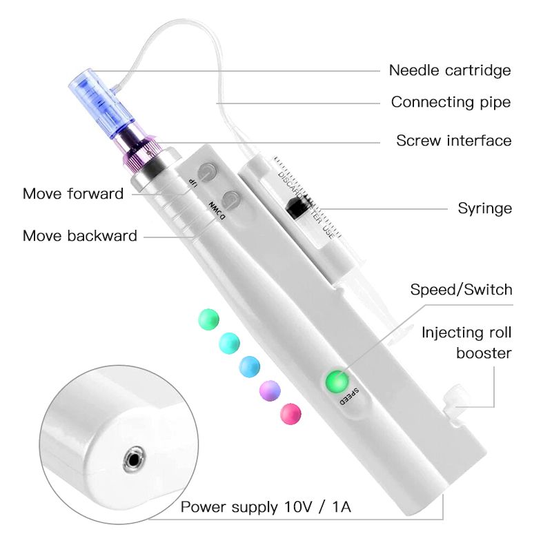 Acne scar removal anti aging injection nano meso gun